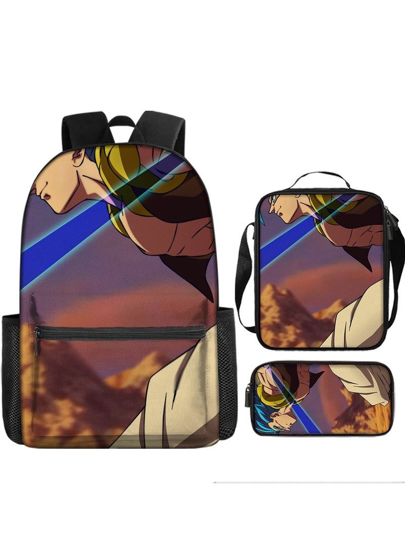 Unlock the cuteness! Three anime zipper backpacks are a must-have for students - Image 1