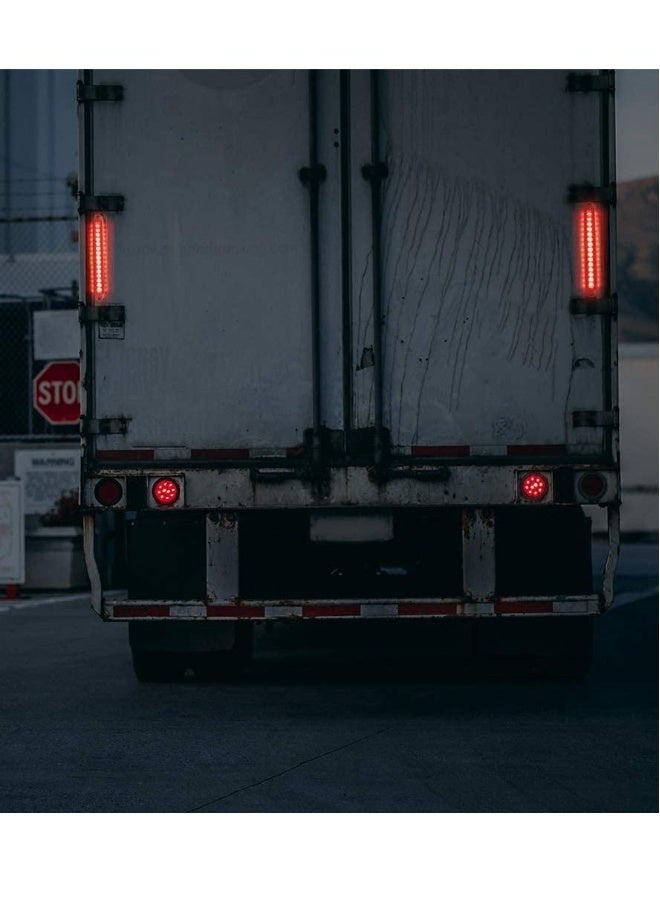 Loquat 15 LED Trailer Brake Tail Light, LED Bar Stop Turn Tail Lights Waterproof Assembly Brake Strip Red Light for Marine Boats Golf Cart Offroad Truck RV UTV ATV - Image 2