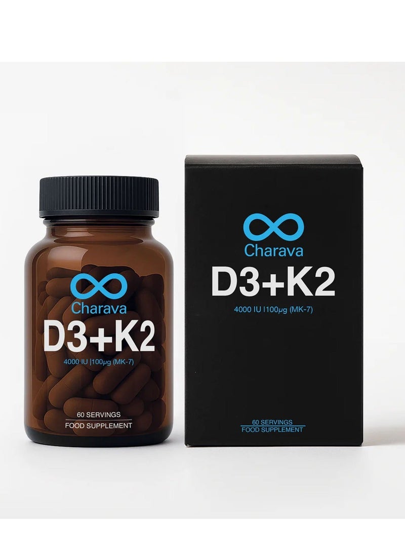 Charava Vitamin D3 4000 IU + K2 100µg - Image 3