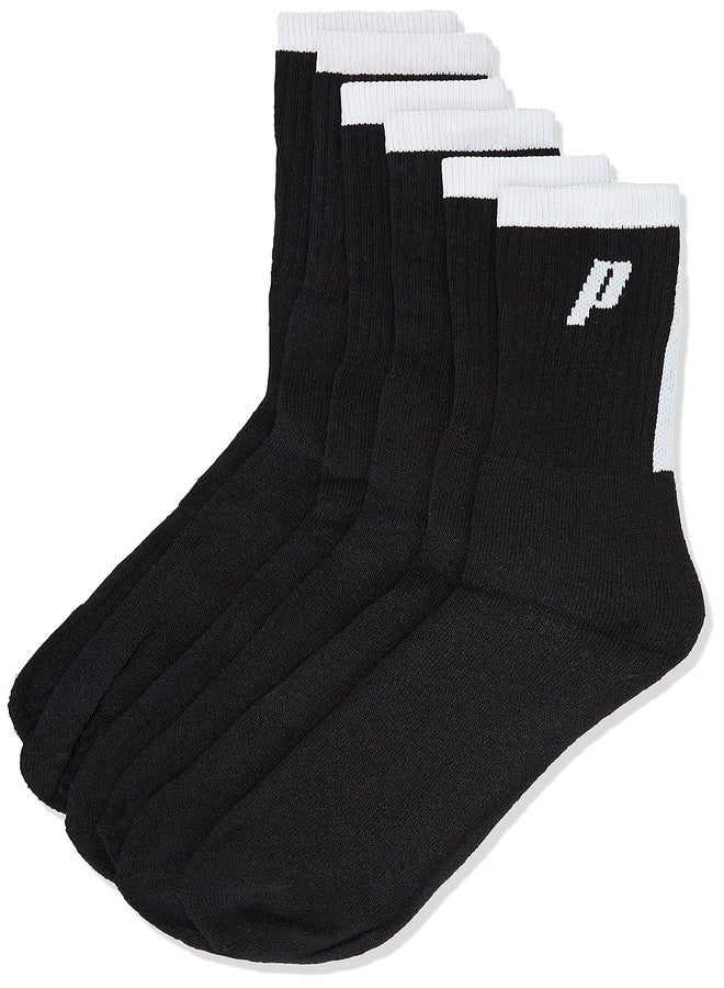 برنس مضرب تنس برينس تور 23 مع 12 كرة تنس برتقالية من المرحلة الثانية، وجوارب برينس سوداء، وسوار معصم رمادي - Image 4