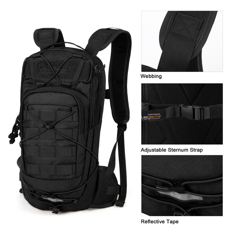 Mardingtop10L Small Tactical Molle Hydration Backpack,Cycling Backpack for Biking,Cycling and Running EDC Daypack - Image 5