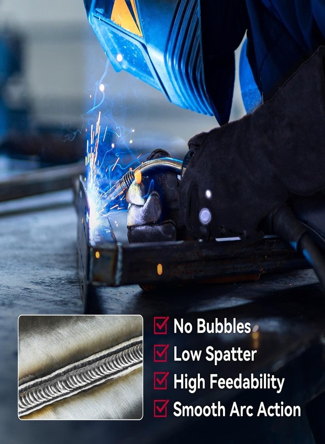 ARCCAPTAIN Flux Core Welding Wire .035, E71T-GS Mig Welding Wire 2-Pound Spool Gasless Mild Carbon Steel Compatible With Lincoln Miller Forney Harbor Welder - Image 2