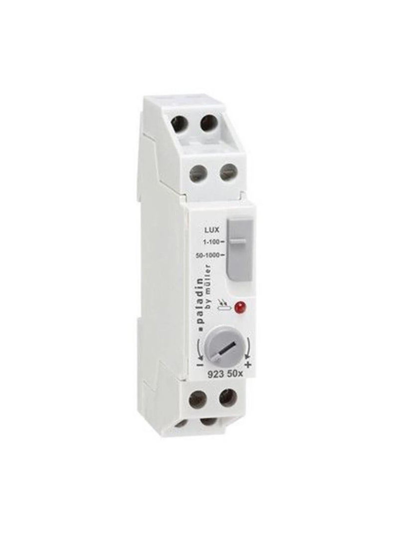 Muller Analog Twilight Switch w Panel Sensor 230V Din Rail Type - Image 1