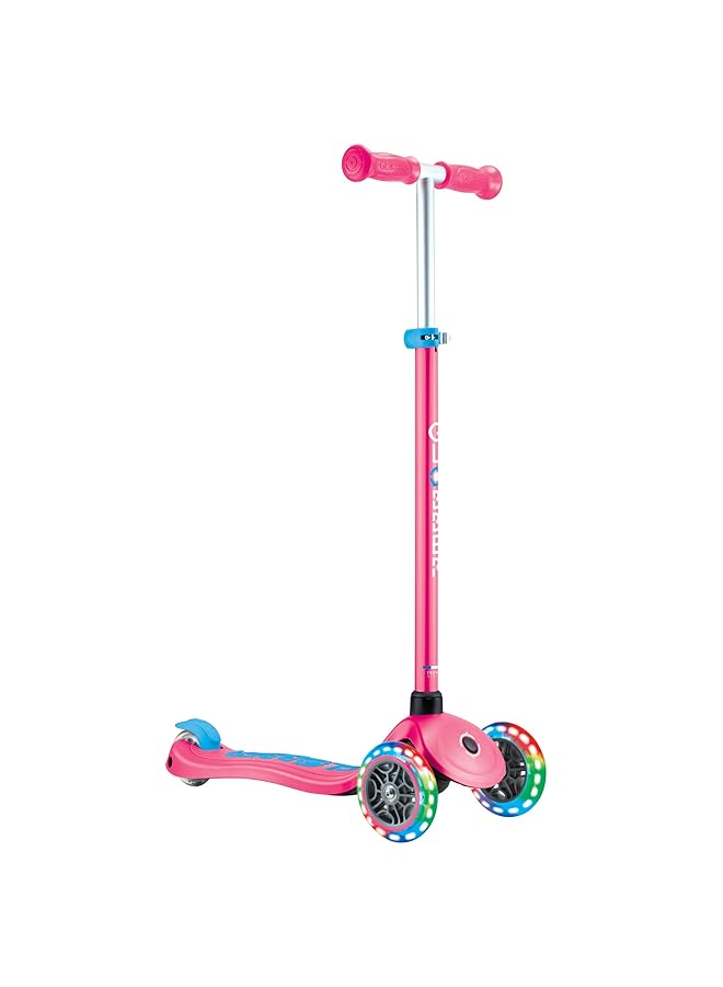 GLOBBER Primo Plus Lights Fuchsia/Sky Blue - Image 1