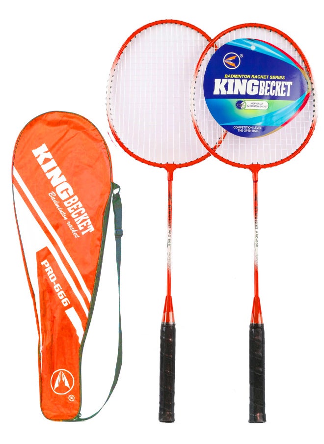 King Becket Badminton Racket Set Orange - pzsku/Z2F3C02A33BDD9B7BEC18Z/45/_/1696927199/1ba9f8b6-19b1-4914-9372-c023c0f977f5