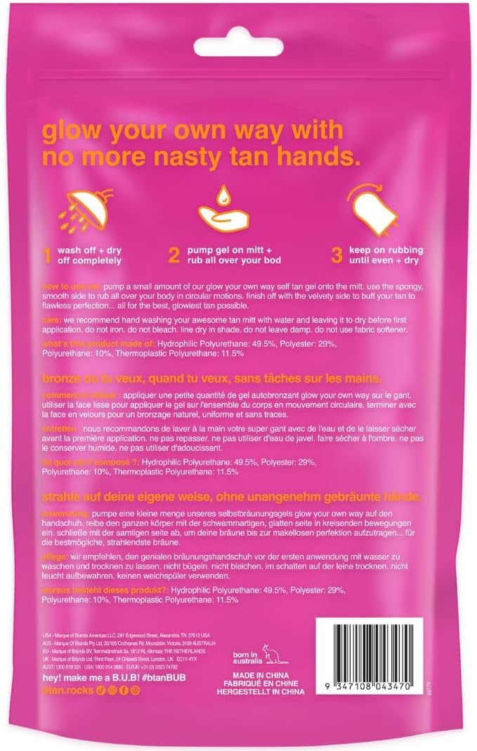 b tan جل تان ذاتي شفاف من btan - تألق بطريقتك الخاصة - أفضل لوشن تان مزيف مقاوم للنقل - استخدم أقل للحصول على برونز تدريجي أو أكثر للحصول على تألق فوري - مرطب مرطب 437 مل - Image 2