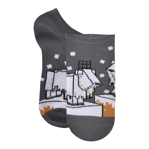 Minecraft Boys' No Show Sock, Dark, 9-11 - Image 5
