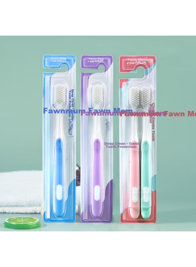 Fawnmum Xiaolumama Adult Toothbrush 5-pack - Image 2