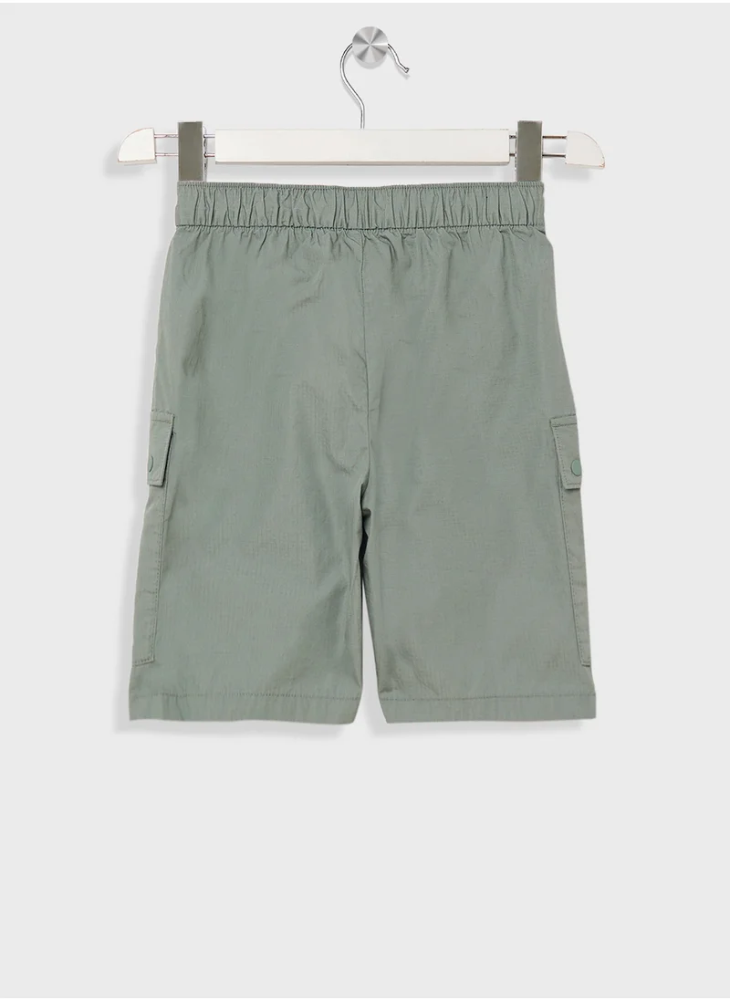 Calvin Klein Jeans Kids Logo Cargo Shorts