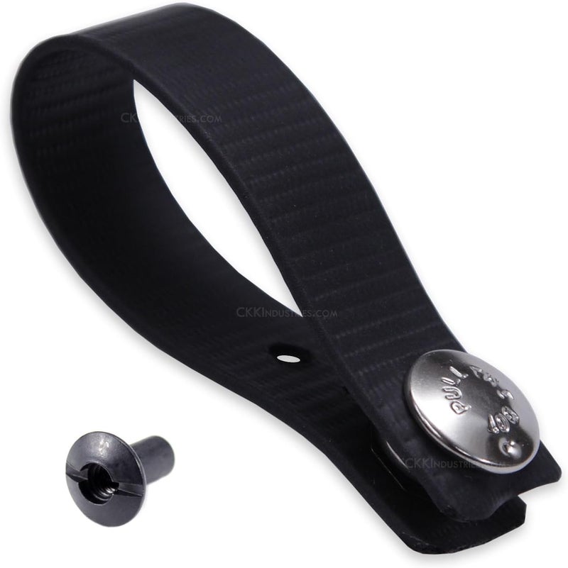 Holstex IWB Soft Belt Loops - w/Heavy Duty Rubberized Nylon Pull-The-Dot Security Snaps & Mounting Hardware - Holster Loops for IWB Carry - (Fit 1.25" to 2.00" Belts (Adjustable) - (Multi Colors) - Image 2