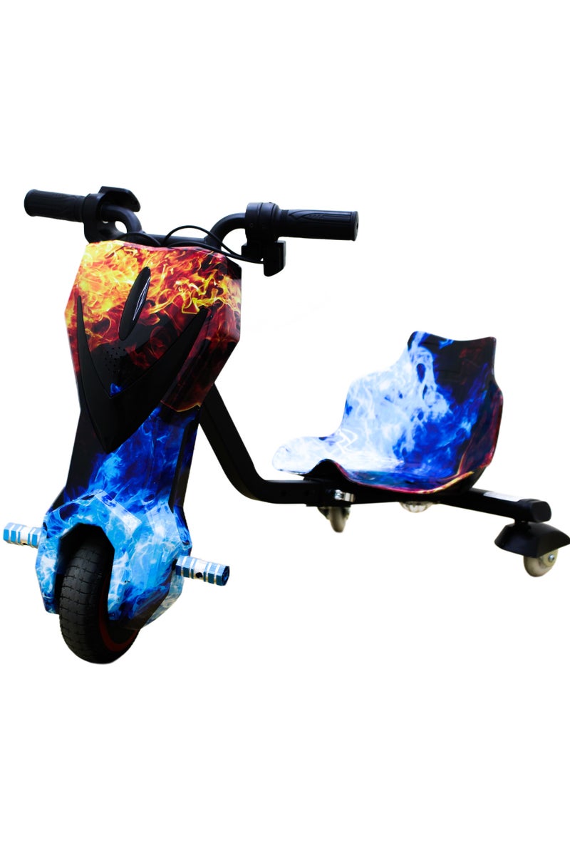 Leaders Drifting Electric Scooter Ice and Fire Mini 250W Motor 36V Battery 6 Inch Tires for Kids and Beginners - Image 1