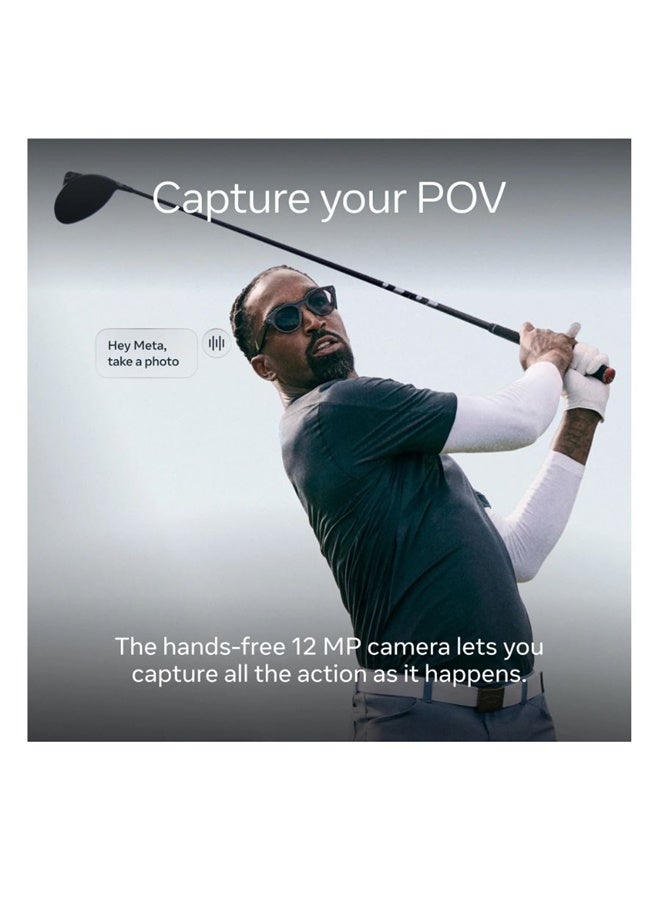 ميتا أوكلي | نظارات Ai إصدار محدود HSTN (عدسات Prizm 24K قطبية) - Image 5