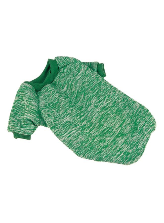 Loquat Pet Sweater With Hoodie Green 40x0.5x26cm - Image 1