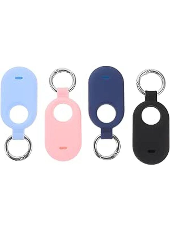 4Pcs Pet Tracker Protective Case with Ring Holder Anti Drop Scratch Cover Durable - Image 1