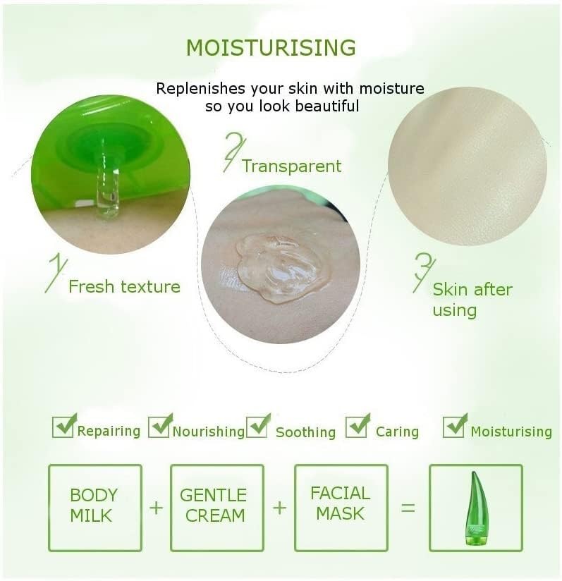 Generic NATURALS 99 Pure Organic Soothing Aloe Vera Gel For Face  - Image 3