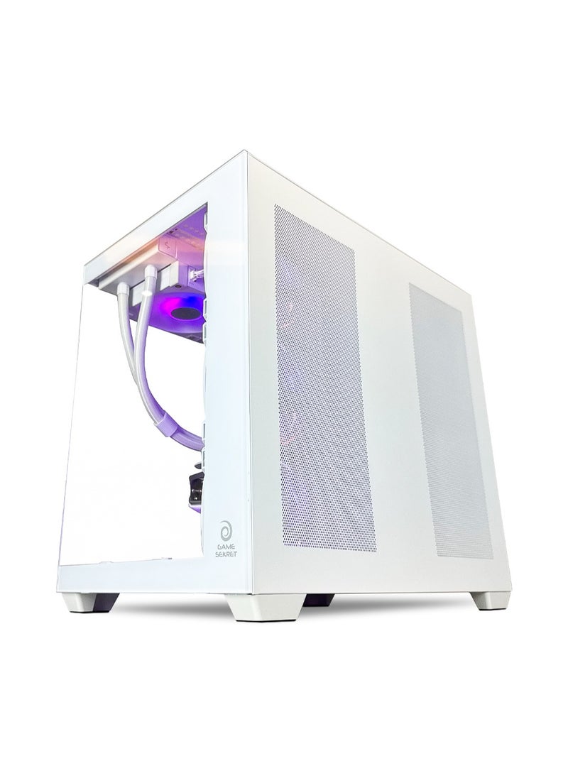 Game Sekret Pulse Gaming PC - Intel Core i7-14700K 3.4GHz Processor | NVIDIA RTX 4070 16GB GPU | 32GB DDR5 RAM | 990 Pro 1TB SSD | 240mm Liquid Cooler | 7 Fan Case Black | Windows 11 Pro | Desktop Computer Tower (White)  - Image 4