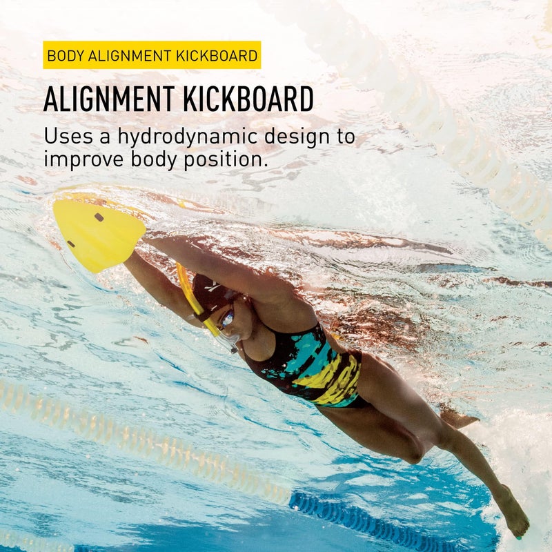 FINIS Alignment Kickboard - Hydrodynamic - For Fitness & Swim Training - Promotes Streamlined Body Position - Reduced Shoulder Stress - Image 2