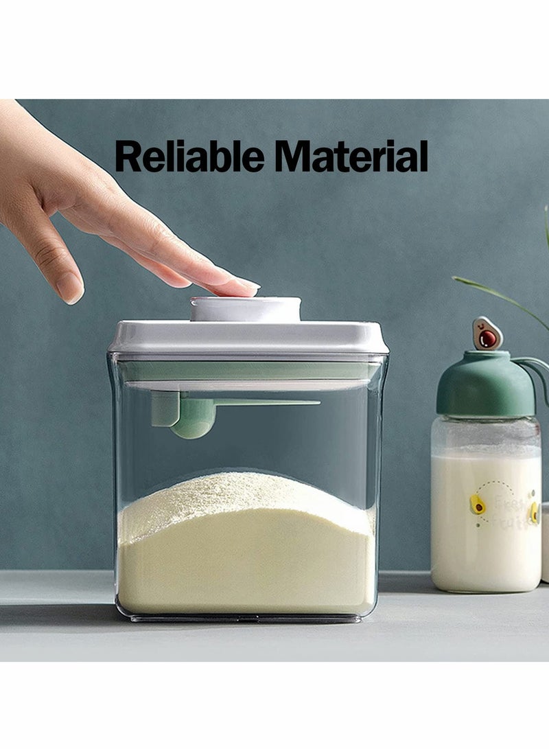 Excefore Baby Milk Powder Dispenser, Portable Milk Powder Food Storage Containers with Lid New Born Milk Powder Box - Image 2