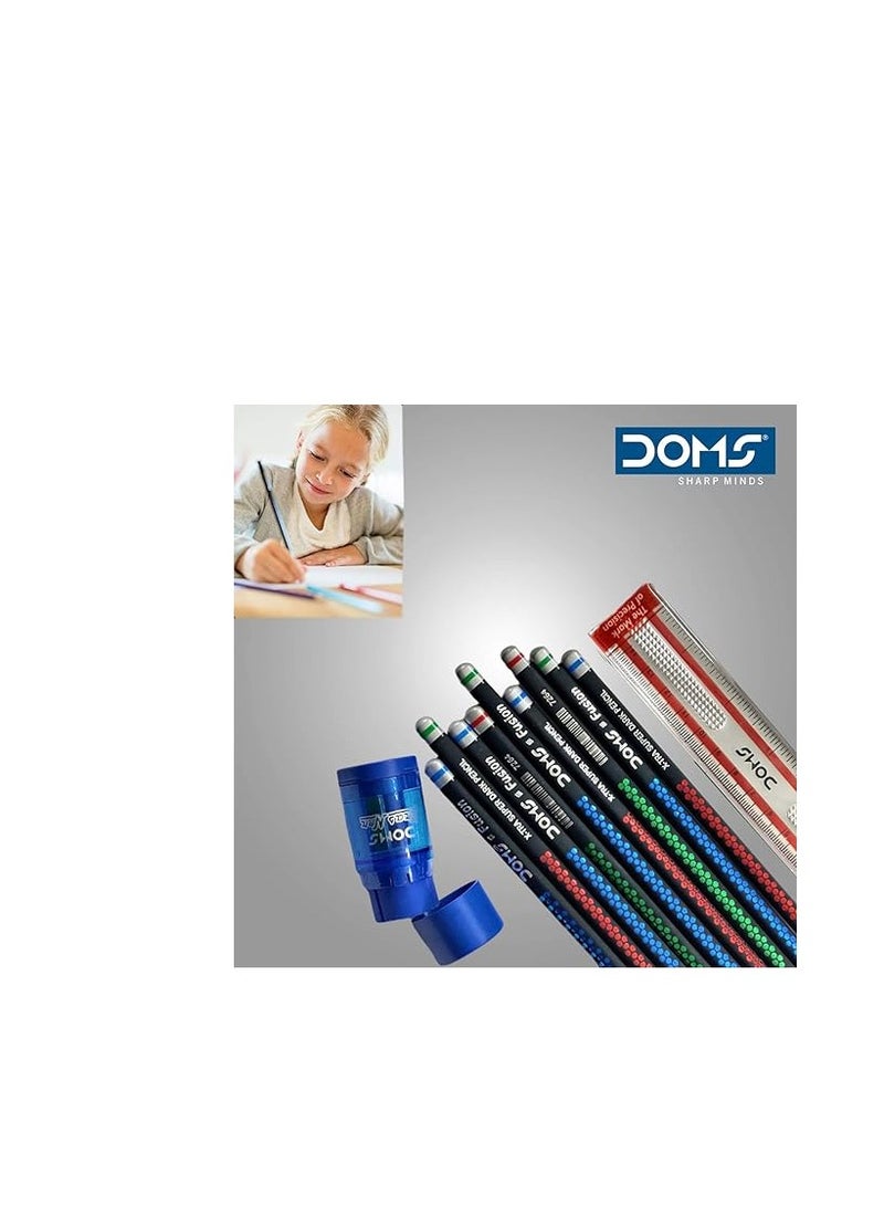 دومس مجموعة أقلام رصاص فيوجن مكونة من 100 قطعة - Image 2