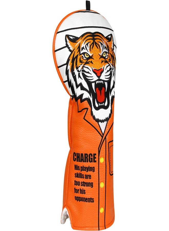 Big Crazy Funny Driver Headcover, Golf Head Covers, Tiger Design and Exquisite Workmanship, Waterproof Golf Club Head Covers, Club Protective, Golf Accessory and Gift for Men and Women - Image 1