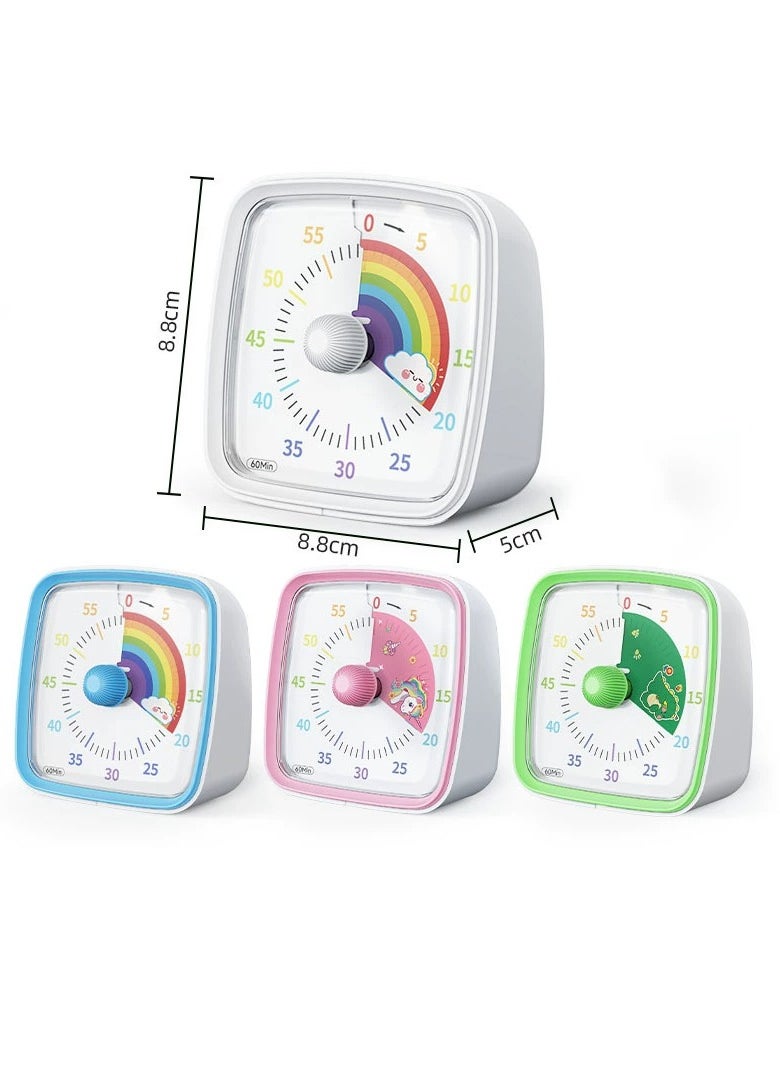 Generic - Timer 60 Minutes Visual Timer Desk Countdown Clock for Kids and Adults, Kitchen Timer Cooking Pomodoro Technique Timer Productivity, Time Management Tool for Teaching Classroom - Image 1