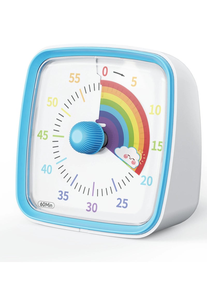 Generic - Timer 60 Minutes Visual Timer Desk Countdown Clock for Kids and Adults, Kitchen Timer Cooking Pomodoro Technique Timer Productivity, Time Management Tool for Teaching Classroom - Image 1