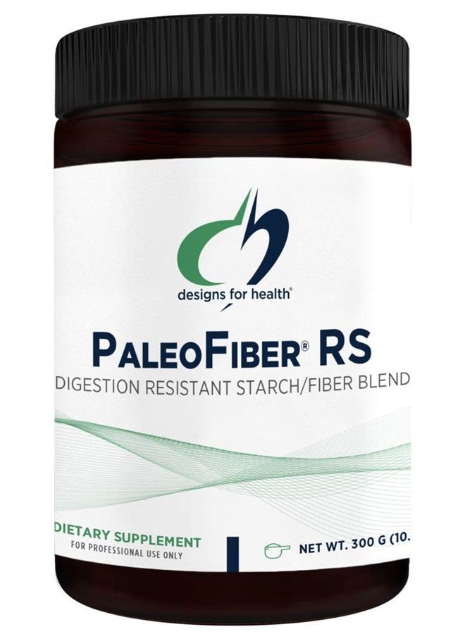 designs for health Designs for Health PaleoFiber RS - Fiber Supplement Powder with Resistant Starch - Organic Green Banana Flour + Organic Potato Starch Powder, Non-GMO + Unflavored (30 Servings / 300g) - Image 1