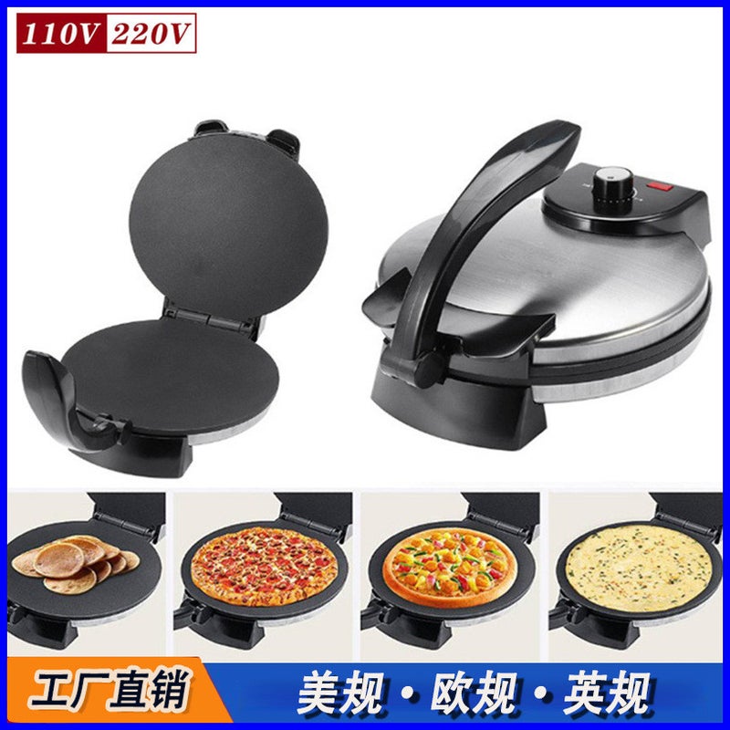 CME Electric Crepe and Pancake Maker, 1500W, 25cm Non-Stick Griddle for Roti and Spring Rolls - Image 1