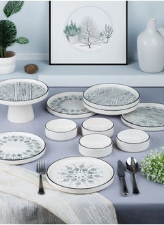 Kitchen Life 14-Piece Serving 6 Person Sio Savior Porcelain Breakfast Set  - Image 2