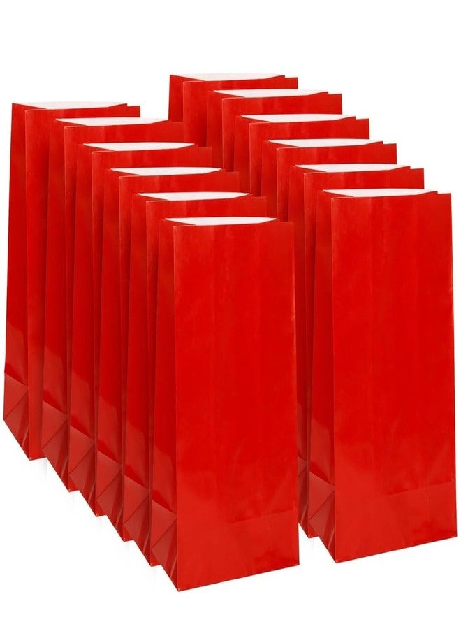 Unique Party Ruby Red Party Paper Bag | 10" x 5" | 12 Pcs - Image 1