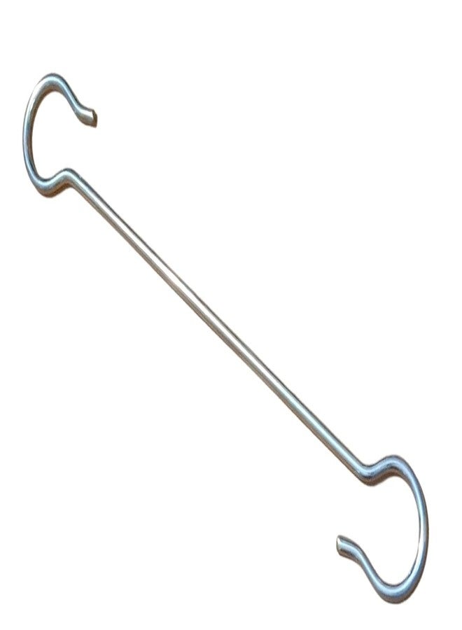 SJ SHINE Metals Kids Infant jhula Swing Cradle Hook | Stainless Steel Baby Cradle S-Hook Thottil Hook for Baby Hanging Cradle Stainless Steel Heavy Action Hook -18 Inch (Hook-18) - Image 2