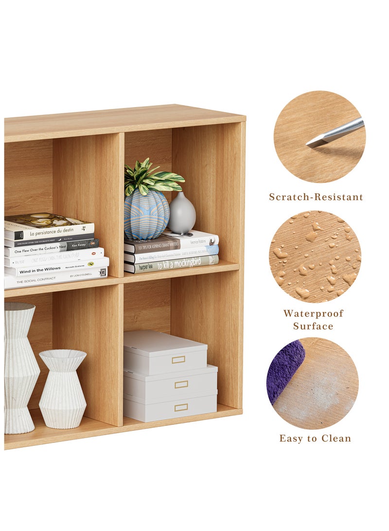 Chogori Wooden Cube Storage Organizer with Closed Back Panel, 11in Cube Shelf Opening, Bookshelf, Display Shelf,Closet Cabinet for Home and Office - Image 4