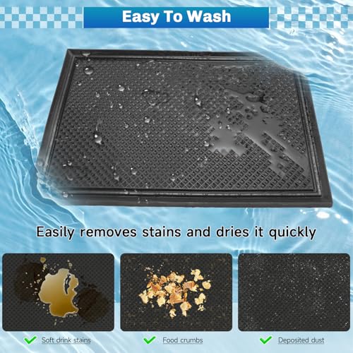 SXCY for 2025 2026 Hyundai Tucson Cup Holder Inserts Liner [Full Wire Button Console Only] 2025 2026 Tucson Door Slot Mats 2025 2026 Tucson Limited Accessories Cupholder Console Inserts Liner(Black) - Image 5