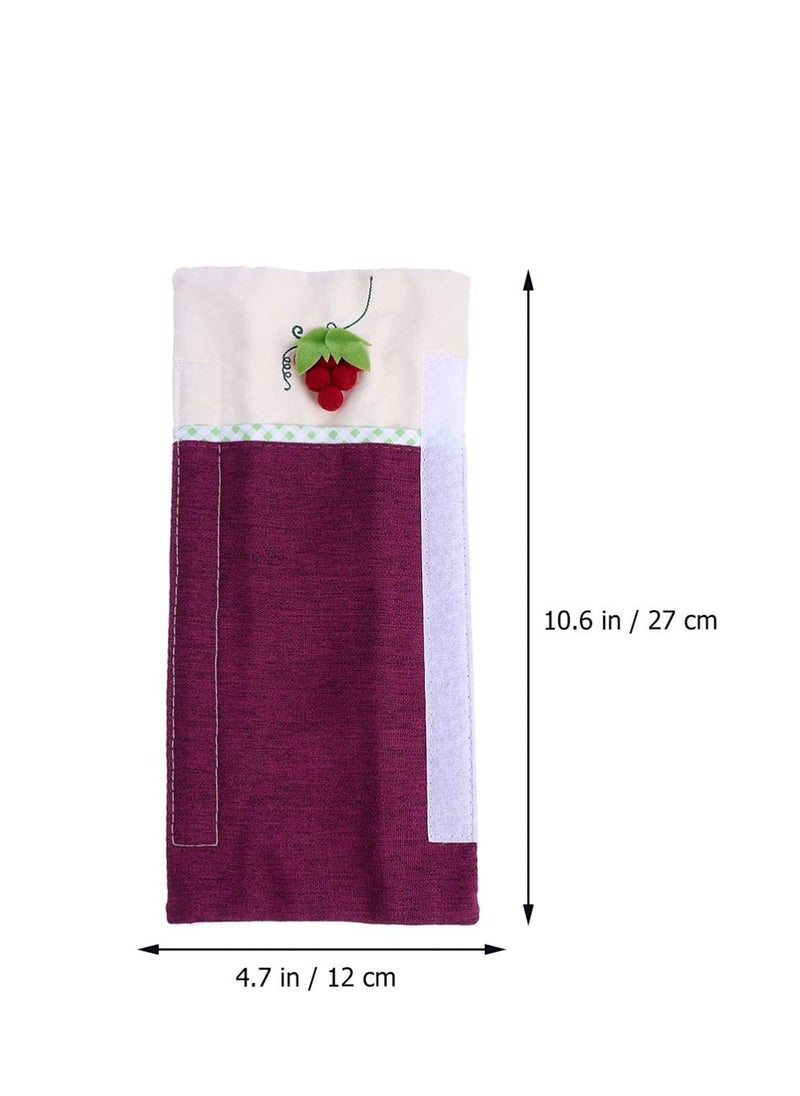 KASTWAVE Refrigerator Door Handle Covers, 2pcs Washable Kitchen Appliance Covers Decorative Grapes Refrigerator Microwave Oven Door Handle Covers Protector  - Image 5