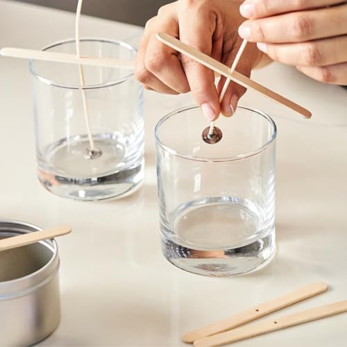 Direct Candle Supply Candle Wicks for Candle Making | 6 inch Stabilo CD 12 Wicks | 100pcs of Cotton Wicks for Candles and Candle Making Supplies, White - Image 4