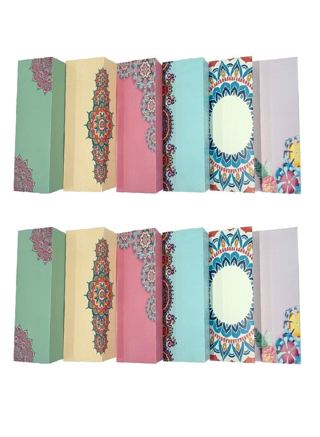 TRIACE Premium Envelopes. Pack of 30. 6 Different Decorative Multi Coloured Designs. Shagun Lifafa, Cash Money gift for marriage, birthday and celebrations. TR 208 - Image 4