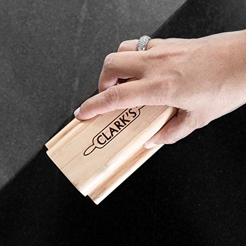 CLARK'S Natural Stone Wax Kit - Set to Restore Soapstone, Slate and Concrete Countertops includes Finishing Wax (6oz), Applicator Sponge and Buffing Pad, Enriched with Natural Lemon and Orange Extract - Image 4