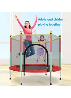 DubaiGallery Kids Trampoline with Safety Enclosure Net - 5FT Trampoline for Toddlers Indoor and Outdoor - Parent-Child Interactive Game Fitness Trampoline Toys for Gift  - Image 2