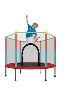 DubaiGallery Kids Trampoline with Safety Enclosure Net - 5FT Trampoline for Toddlers Indoor and Outdoor - Parent-Child Interactive Game Fitness Trampoline Toys for Gift  - Image 4