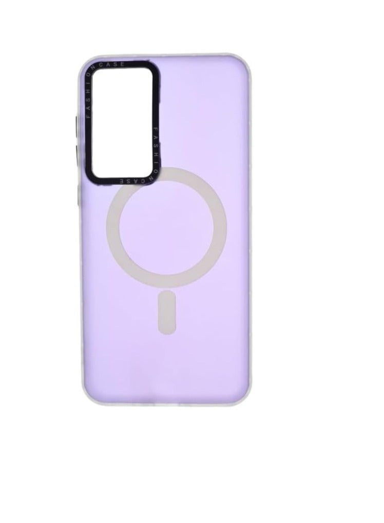 Shockproof Silicone Back Cover for Samsung Galaxy A36 - Purple - Image 1