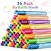 IJIGU 36 Pack Big Bubble Wands Bulk in 6 Colors Ideal for Easter Summer Halloween Valentine School Classroom Prizes - Image 4