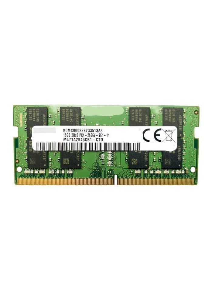 Generic DDR4 16GB SO-DIMM 2666MHz Laptop RAM – PC4-21300 CL19 1.2V – M471A2K43CB1-CTD 