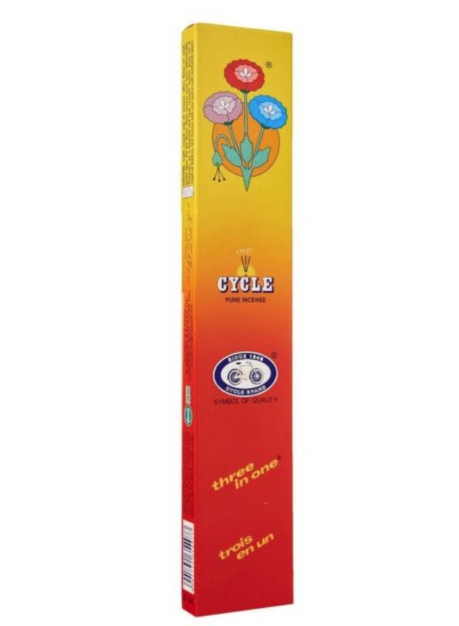Cycle Brand Three in One Incense Sticks – 90 Sticks | Long-Lasting Aroma (Pack of 5) - Image 4