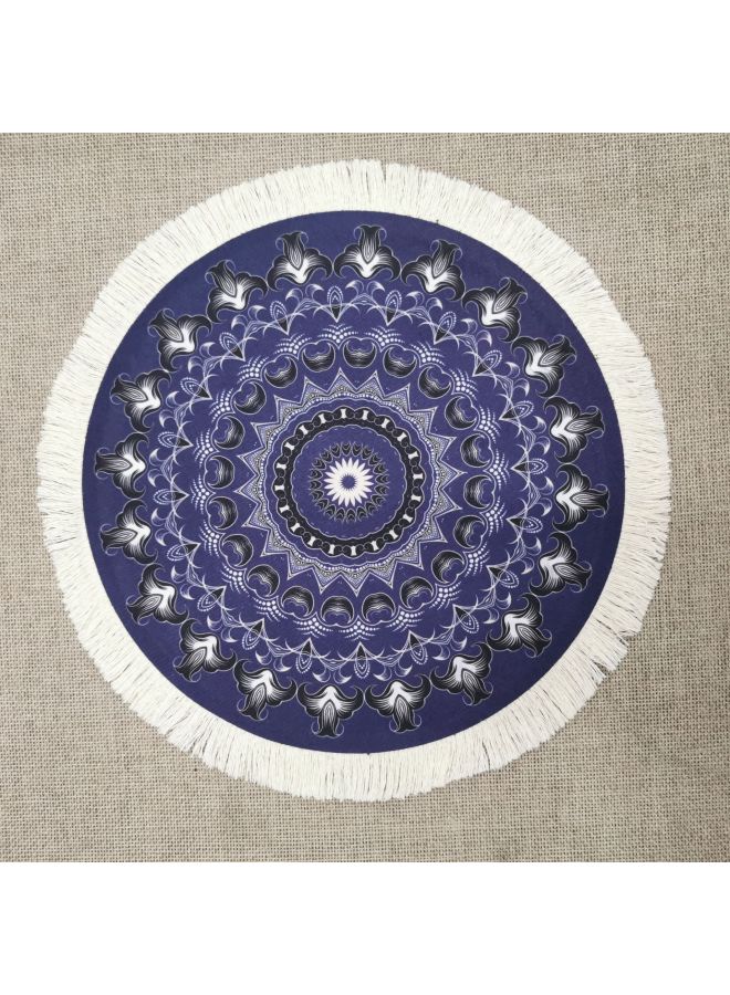 Direct Supply Innovative Carpet Dining Mat Persian Style Coaster, Flower Plate, Fruit Plate Mat Tea Pot Mat Decorative Mat-Specifications:6  - Image 1