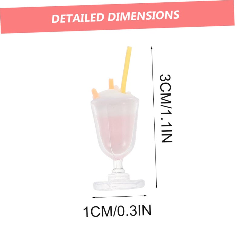 Miniature DIY Ice Cream Cup Model Dollhouse Decor Accessories For Crafting - Image 3