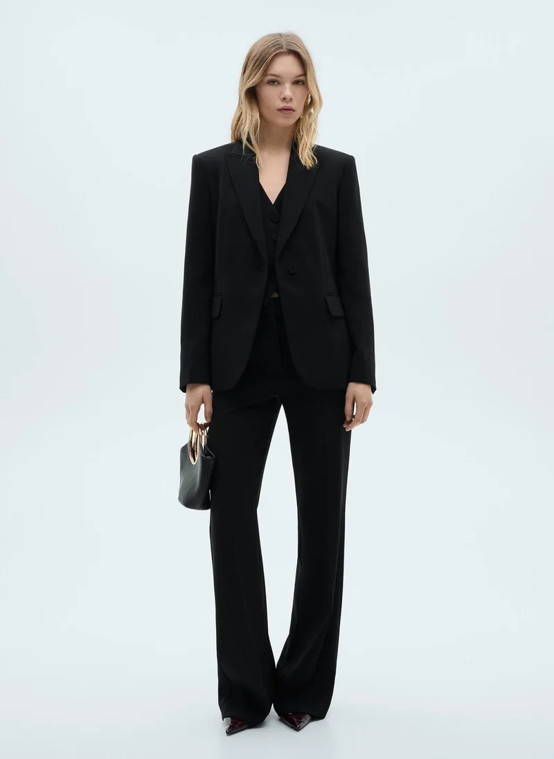 MANGO Structured Suit Jacket