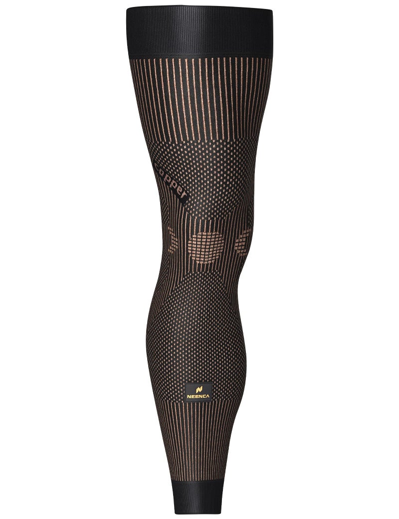 NEENCA Copper Compression Leg Sleeve, Ultra-thin Full Leg Sleeve with Copper Ions Infused Fabric for Knee Pain Relief, Muscle Recovery, Swelling, Inflammation, Promotes Circulation, Sports, Workout... - Image 1