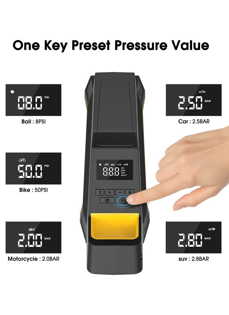 Generic - Cordless Air Compressor Model 1809 Inflate tiers fast and easy with Digital pressure gauge - Image 1