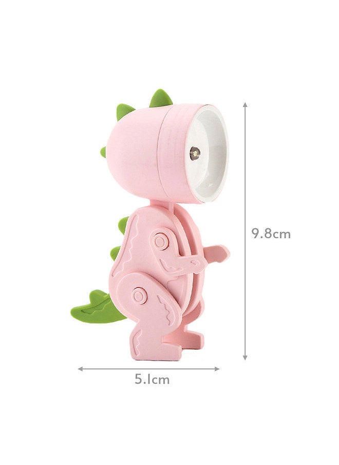 Generic - Cartoon Night Light Kid Lamp Mini Dinosaur LED Desk Lamps Cute DIY Portable with Adjustable Angle for Kids Students Bedroom Bookends Nursery Room - Image 1