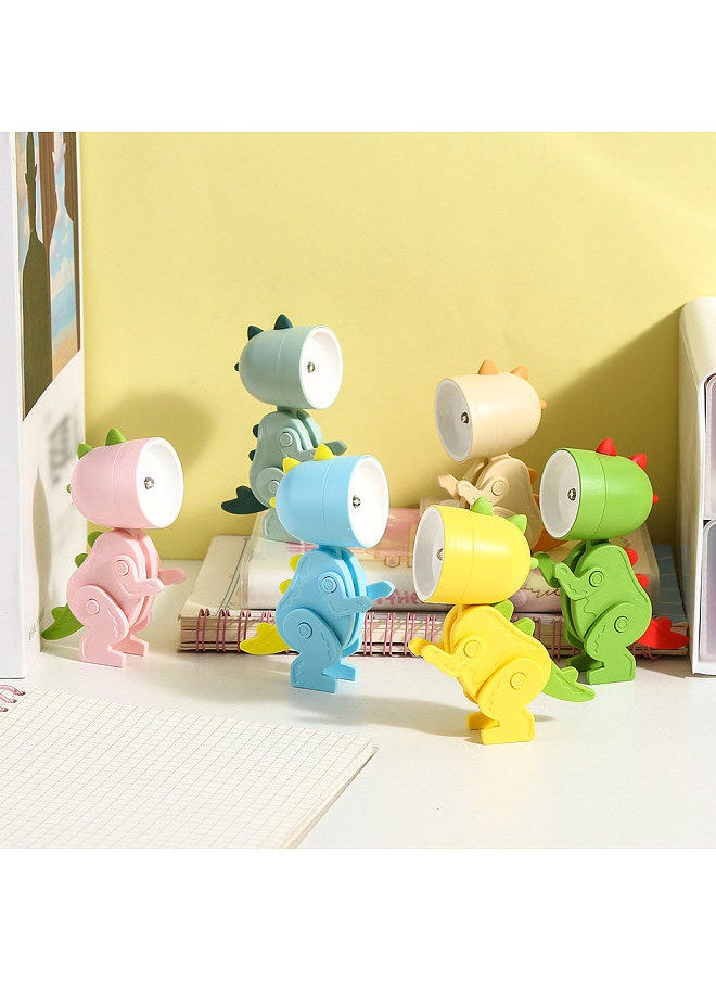 Generic - Cartoon Night Light Kid Lamp Mini Dinosaur LED Desk Lamps Cute DIY Portable with Adjustable Angle for Kids Students Bedroom Bookends Nursery Room - Image 1
